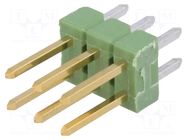 Connector: pin strips; pin header; male; PIN: 6; THT; straight; 2x3 TE Connectivity
