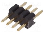 Connector: pin strips; pin header; male; PIN: 4; straight; THT; 1x4 CONNFLY