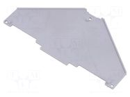 Separating plate; ways: 8; Features: for labelling by user WEIDMÜLLER