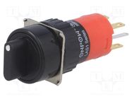 Switch: rotary; Pos: 2; SPST-NO + SPST-NC; 3A/220VAC; 2A/24VDC ONPOW