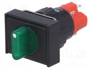 Switch: rotary; Pos: 2; SPST-NO + SPST-NC; 3A/220VAC; 2A/24VDC ONPOW