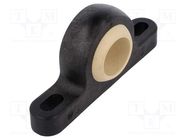 Bearing: pillow block; Øint: 30mm; lubricant-free IGUS