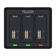 Charger for 3 batteries for GoPro HERO 13 Telesin (S0-BCG-12-TGP), Telesin