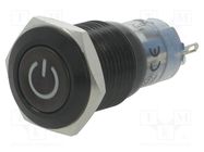 Switch: vandal resistant; Pos: 2; SPDT; 0.5A/220VAC; 1A/24VDC; IP40 ONPOW