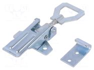 Clasp; steel; Plating: zinc; W: 52mm; L: 150mm; 2500N ELESA+GANTER