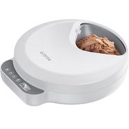 Rojeco F26 4 Meals Cat Feeder Button Version with 2 Ice Packs (white), Rojeco