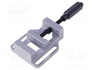 Machine vice; Jaws width: 68mm; Jaws opening max: 65mm; aluminium WOLFCRAFT