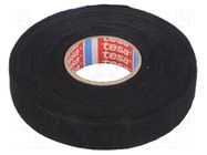 Tape: textile; W: 19mm; L: 25m; Thk: 0.25mm; Automotive; caoutchouc TESA