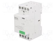 Contactor: 4-pole installation; 25A; 230VAC; NC x2 + NO x2 ISKRA