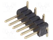 Connector: pin strips; pin header; male; PIN: 6; vertical; 1.27mm CONNFLY