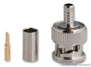 RF/COAXIAL, BNC PLUG, STRAIGHT, 50 OHM, CRIMP