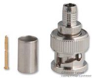 RF/COAXIAL, BNC PLUG, STRAIGHT, 75 OHM, CRIMP