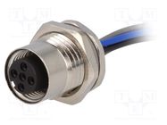 Connector: M12; socket; PIN: 5; female; A code-DeviceNet / CANopen TE Connectivity