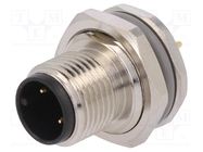 Connector: M12; socket; PIN: 3; male; A code-DeviceNet / CANopen TE Connectivity