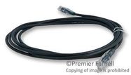 PATCH CORD, CAT5E, RJ45 PLUG, UTP, 10FT, BLACK