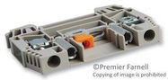 TERMINAL BLOCK, DIN RAIL, 20-8AWG