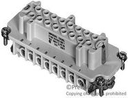 RECTANGULAR INSERT, FEMALE, 16WAY, SCREW