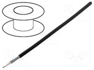 Wire: coaxial; RG174; PVC; black; 250m; Øcable: 2.7mm TECHNOKABEL