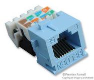 CAT5E RJ45 MODULAR JACK, 8 POSITION, 1 PORT