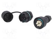 Connector: AC supply; screw terminal; male + female; 5÷14mm; 400V TECHNO