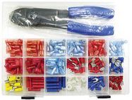 TERMINAL KIT, 262PC, CRIMP TOOL