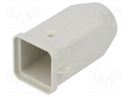 Enclosure: for HDC connectors; size 3A; for cable; for latch MOLEX