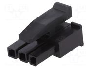 Connector: wire-wire; plug; female; Micro MATE-N-LOK; 3mm; PIN: 3 TE Connectivity