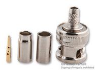 RF/COAXIAL, BNC PLUG, STRAIGHT, 50 OHM, CRIMP