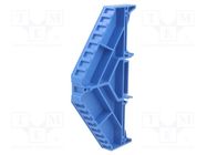 Marker holder; blue; TS35 x 7.5; -25÷70°C; UL94V-0 WEIDMÜLLER