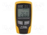 Data logger; temperature,humidity; Display: LCD; ±3.5%; 115g AXIOMET