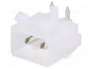 Connector: wire-board; socket; male; PIN: 2; CMNL; 250V; THT; 5.08mm TE Connectivity