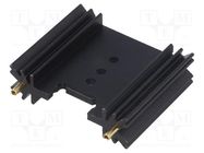 Heatsink: extruded; TO220,TO3P; black; L: 38.1mm; W: 45mm; H: 12.7mm FISCHER ELEKTRONIK