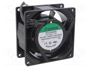 Fan: AC; axial; 230VAC; 80x80x38mm; 40.7m3/h(±7%); 32dBA; ball SUNON