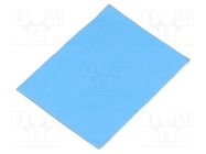 Heat transfer pad: acrylic; TO220; L: 20mm; W: 15mm; Thk: 0.25mm 3M