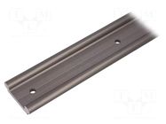 Double rail; aluminium; Ø: 10mm; L: 1000mm; W: 40mm; DryLin® W; round IGUS