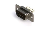 D SUB CONN, PLUG, 9POS, DE, SOLDER