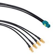 CABLE, MINI FAKRA JACK-4XSMA JACK , 3.3 