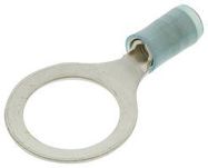 TERMINAL, RING TONGUE, 1/2IN, CRIMP BLUE