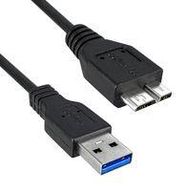 USB CABLE, 3.0 TYPE A-MICRO B PLUG, 3M