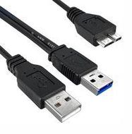 USB CABLE, 3.0 TYPE A-MICRO B PLUG, 2M