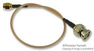 COAXIAL CABLE ASSEMBLY, RG316, 12IN, BROWN