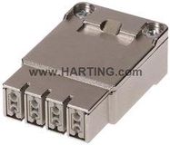 RECTANGULAR MODULE, RECEPTACLE, 8 POSITION, CRIMP