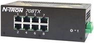 ETHERNET SWITCH, 24VDC, 250mA, DIN RAIL