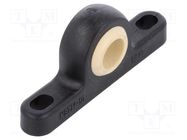 Bearing: pillow block; Øint: 10mm; lubricant-free IGUS