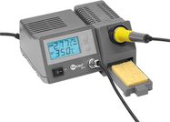 Digital Soldering Station EP5, 48 W, grey-yellow - digital soldering station set with large, illuminated LCD display (60 x 30 mm)