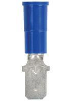 TERMINAL, MALE DISCONNECT, 0.187", CRIMP, BLUE