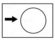 Label; white; Button marking: arrow; control cassette; 30x40mm SCHNEIDER ELECTRIC