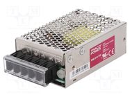 Power supply: switching; for building in,modular; 15W; 24VDC TRACO POWER