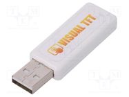 Visual TFT; USB key; Language: Basic,C,Pascal MIKROE