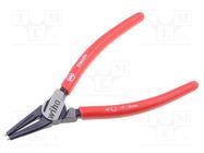 Pliers; for circlip; external; 10÷25mm; Pliers len: 140mm; steel WIHA